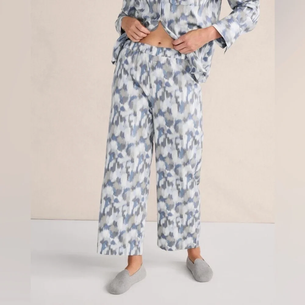 Haven Well Within Organic Cotton Brushstroke Pajama Lounge Pants